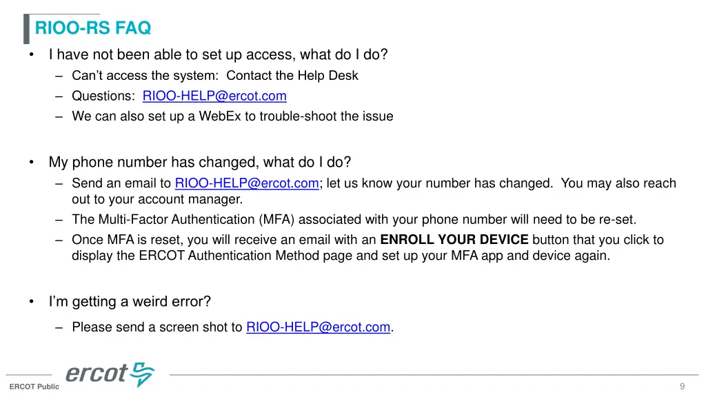 rioo rs faq i have not been able to set up access