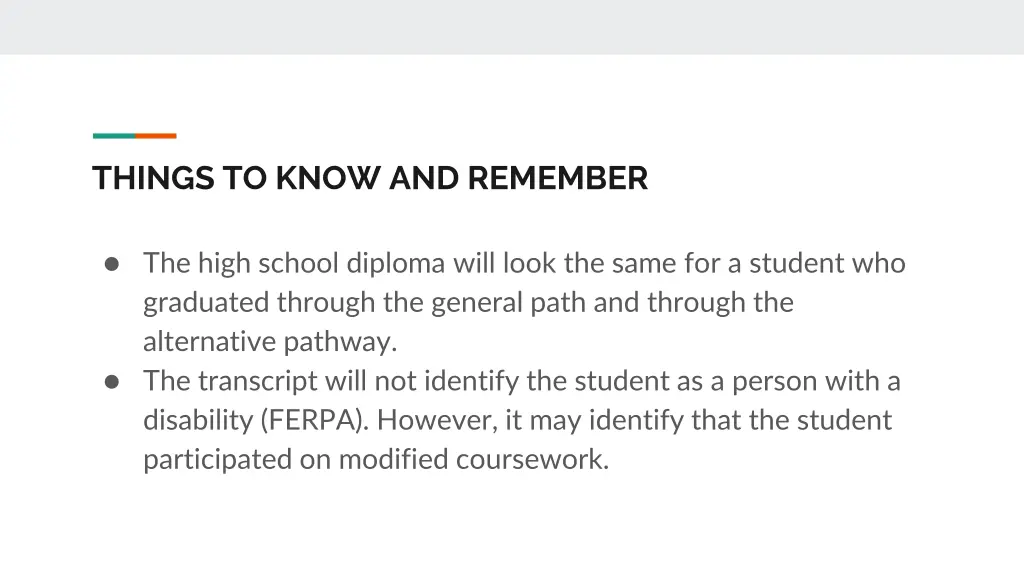 things to know and remember 2