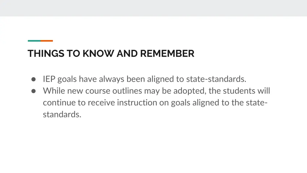 things to know and remember 3