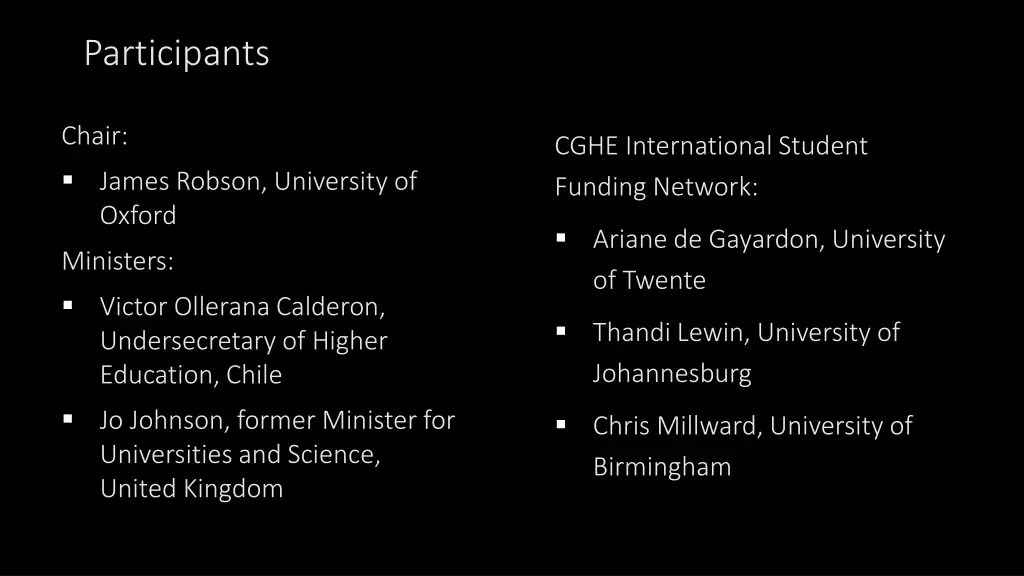 participants