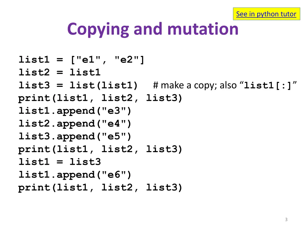 see in python tutor