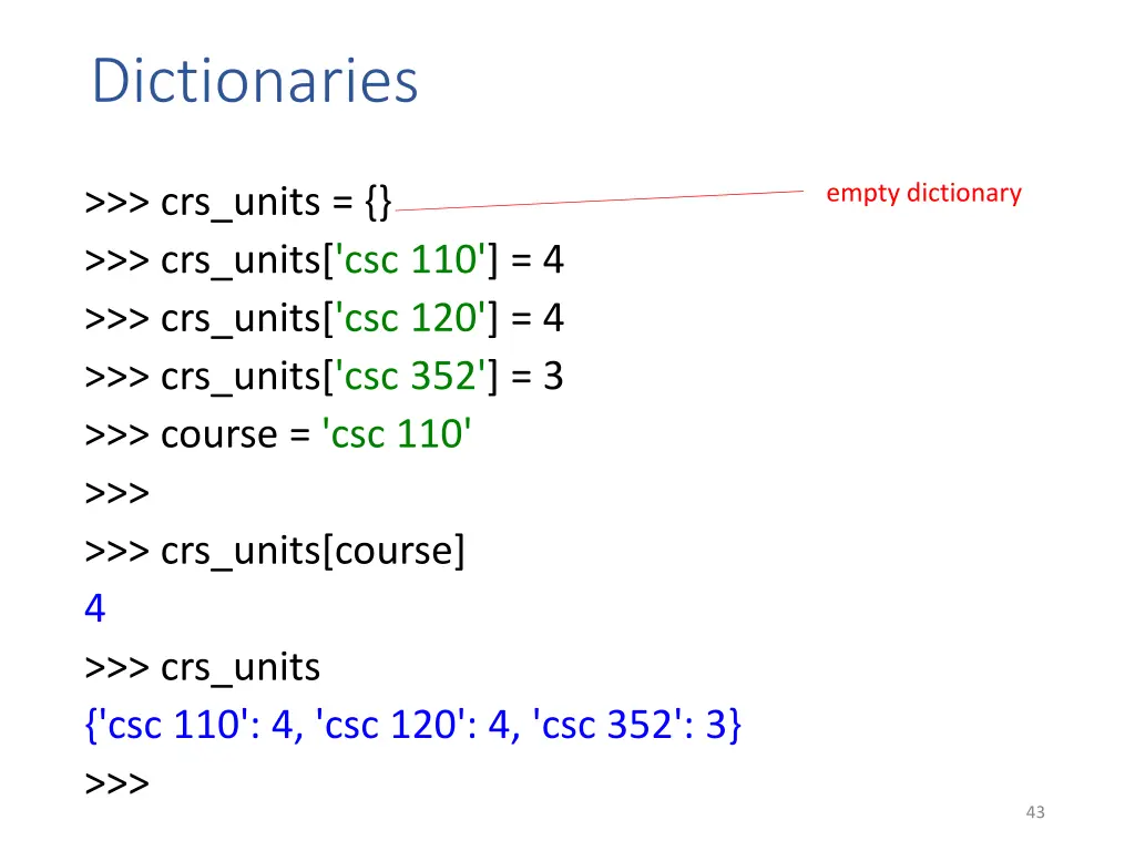 dictionaries 1
