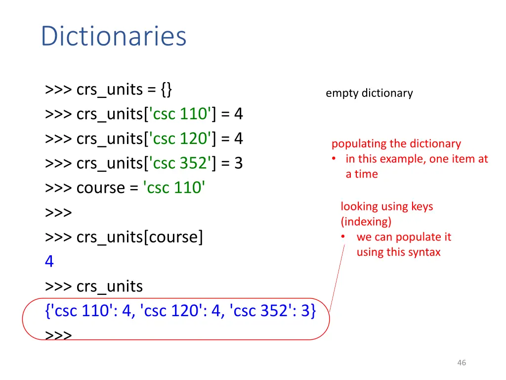 dictionaries 4