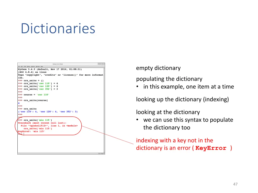 dictionaries 5