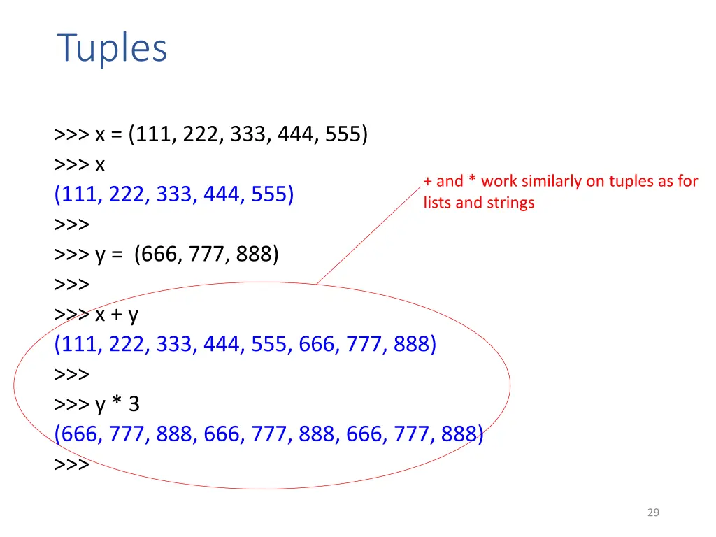 tuples 5