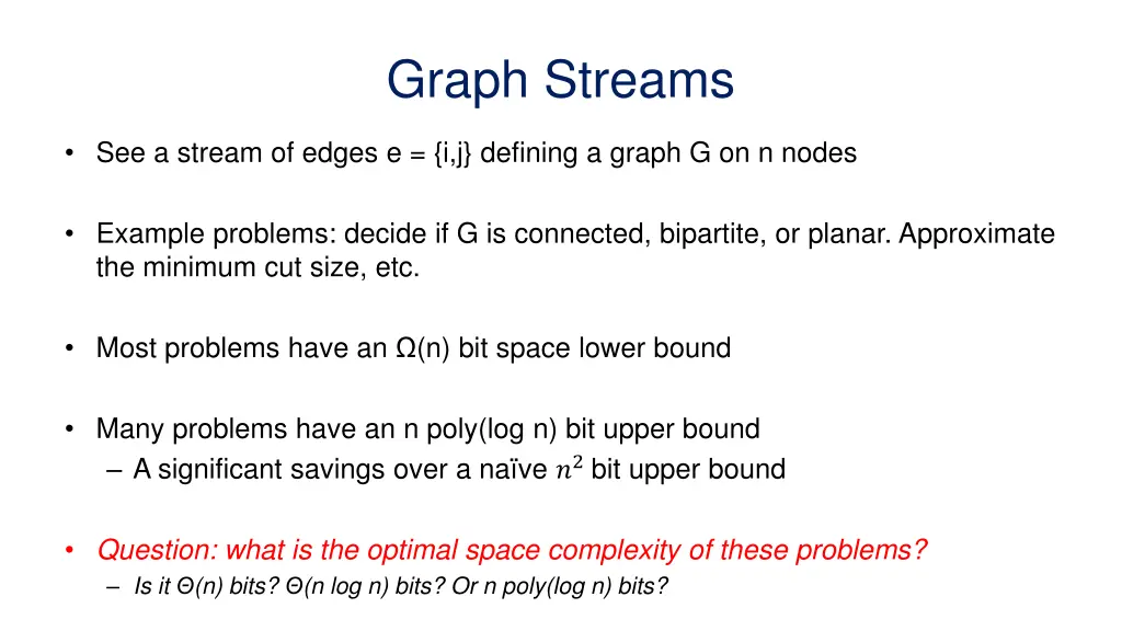 graph streams