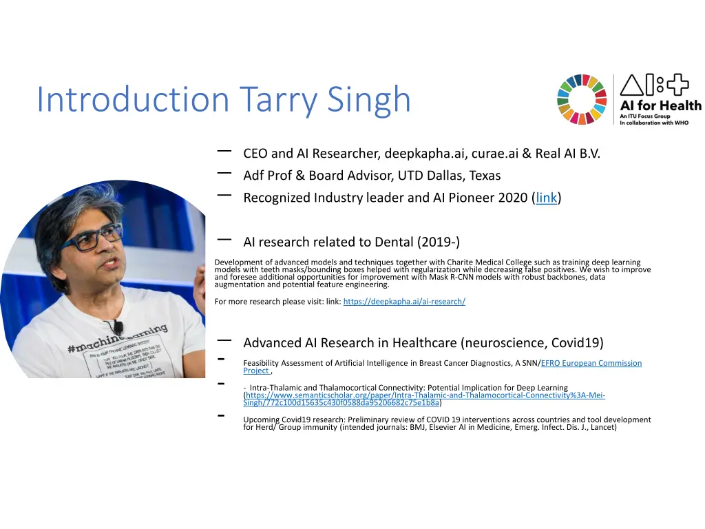 introduction tarry singh ceo and ai researcher