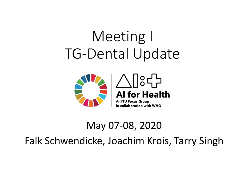 meeting i tg dental update