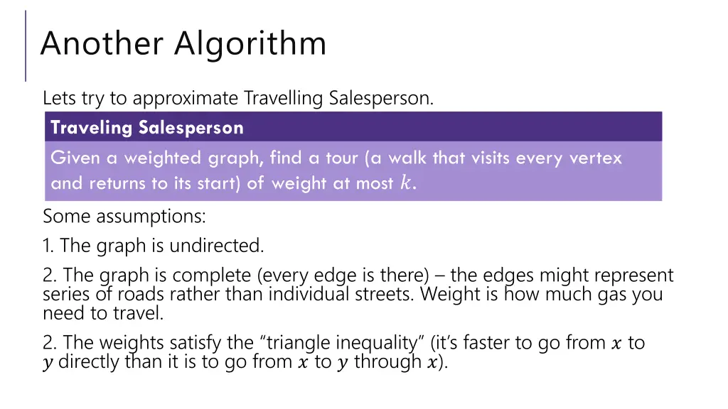 another algorithm