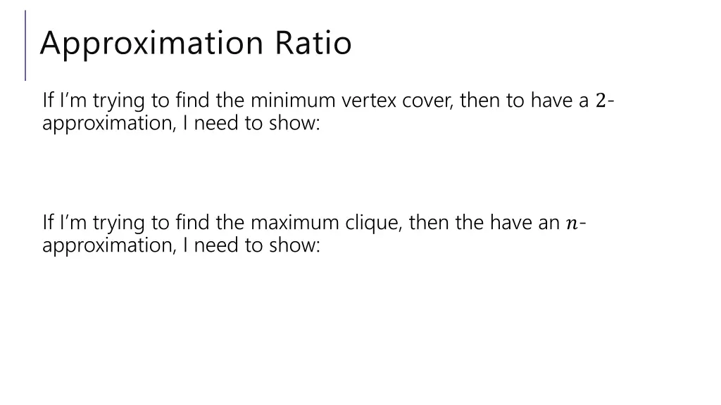 approximation ratio 2