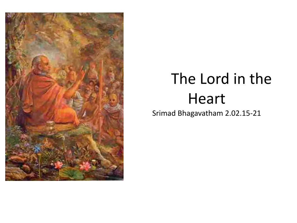 the lord in the heart srimad bhagavatham