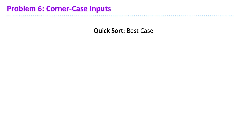 problem 6 corner case inputs 11