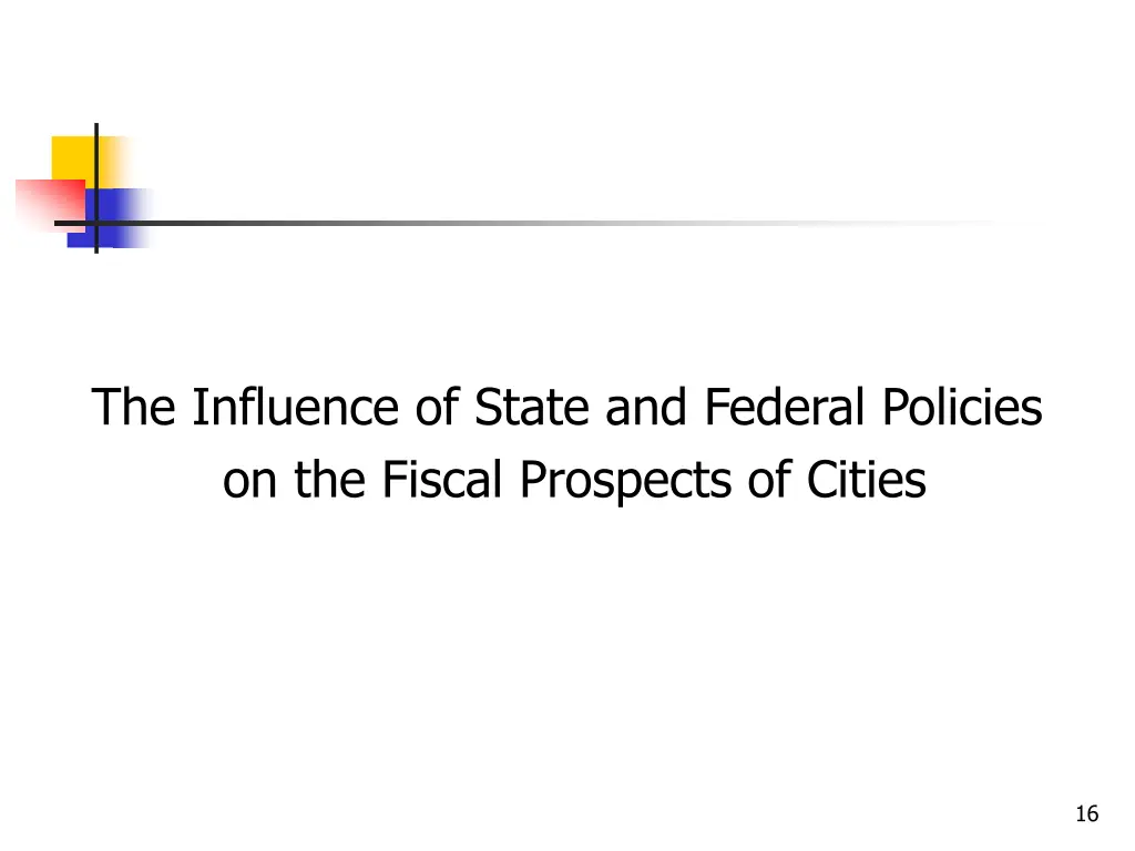 the influence of state and federal policies