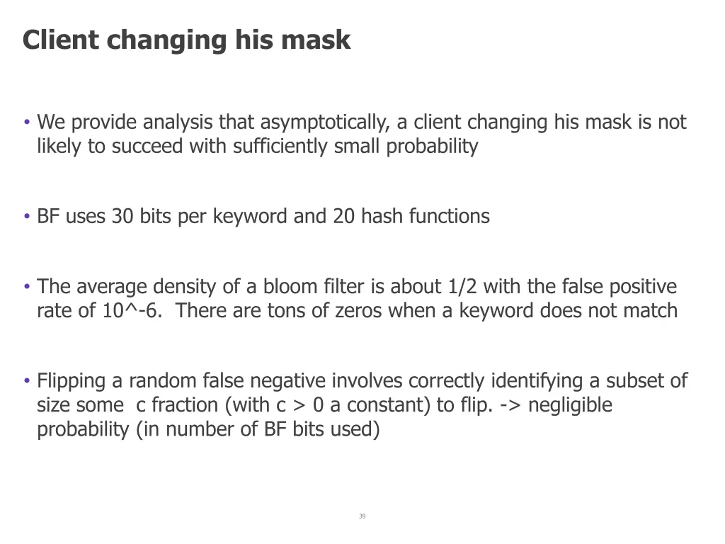 client changing his mask 1