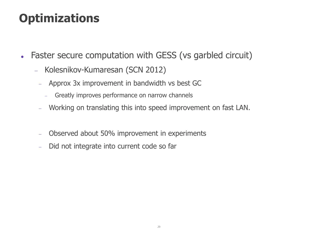 optimizations 2