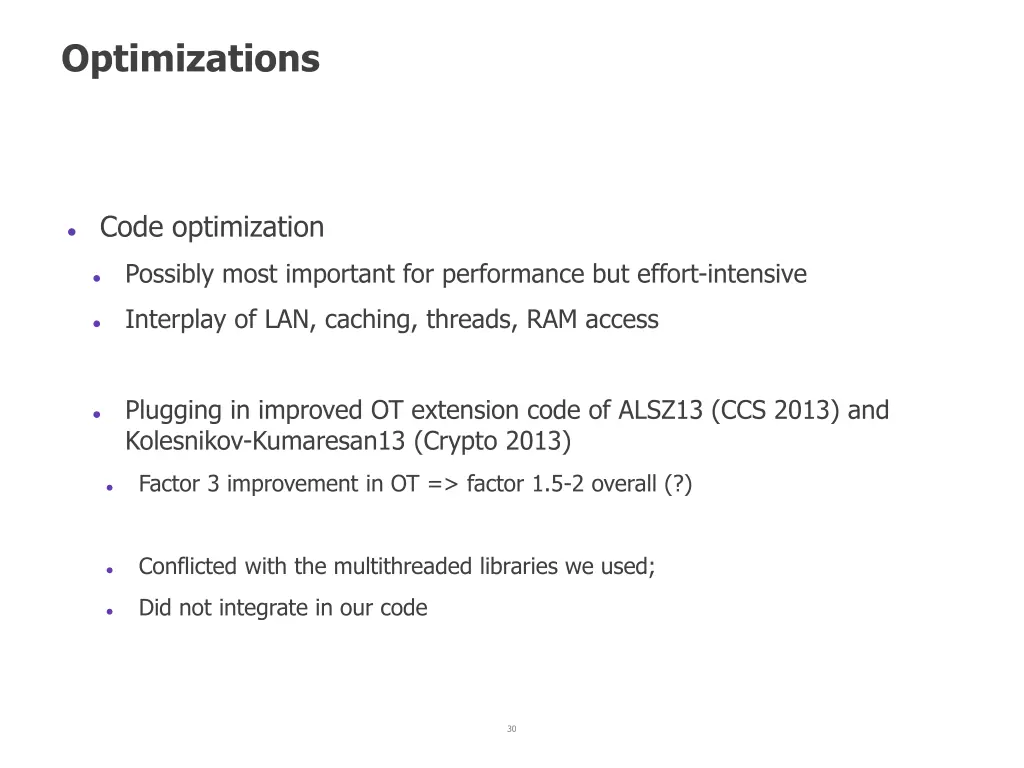 optimizations 3