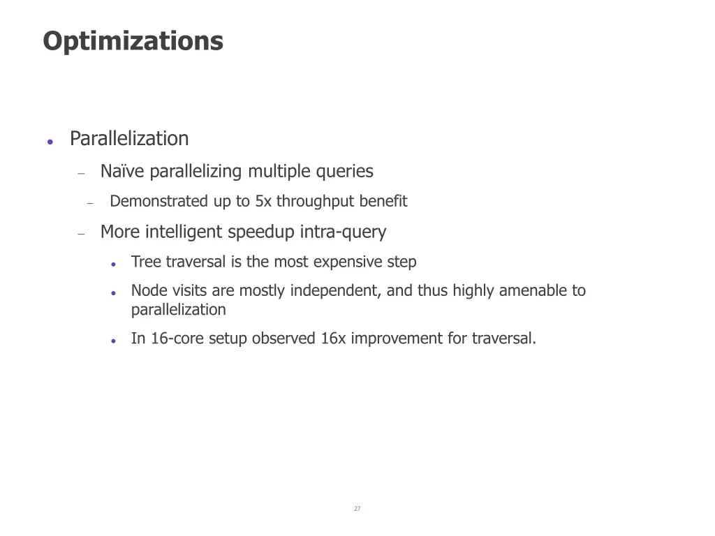 optimizations