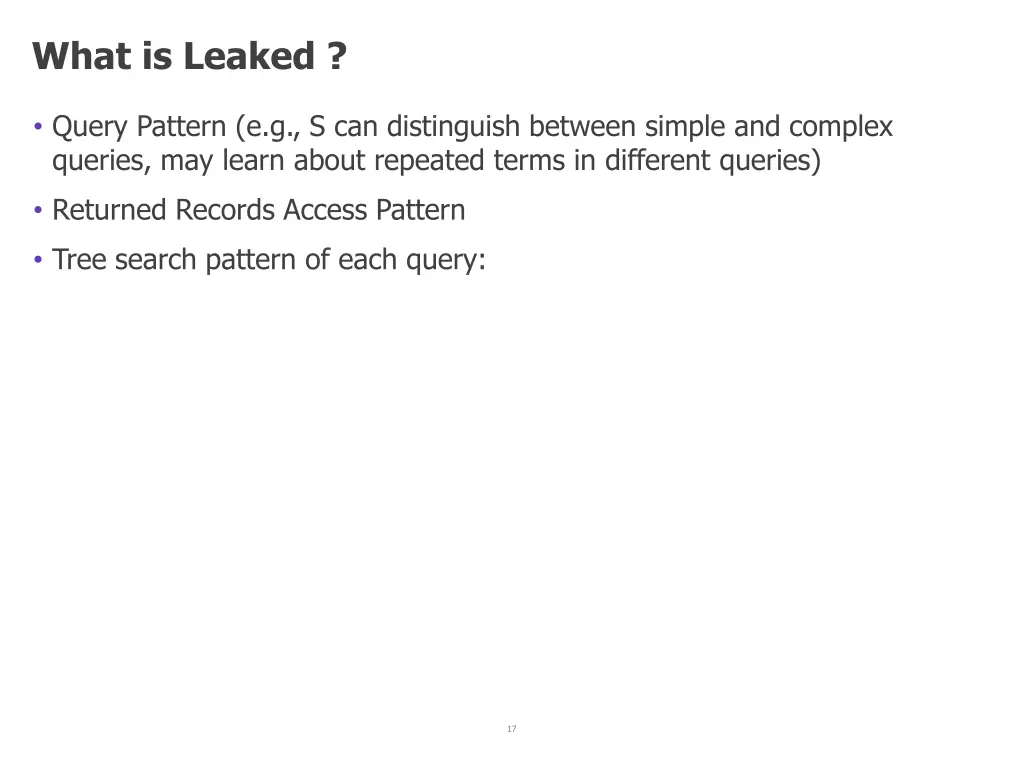 what is leaked