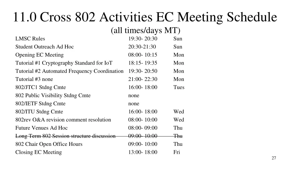 11 0 cross 802 activities ec meeting schedule