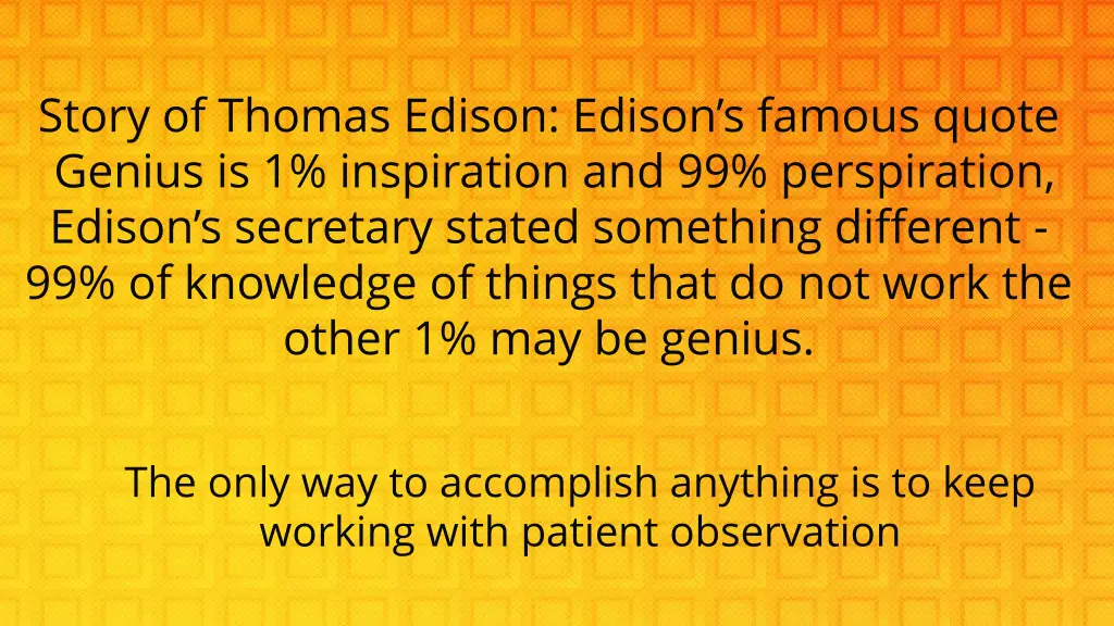 story of thomas edison edison s famous quote