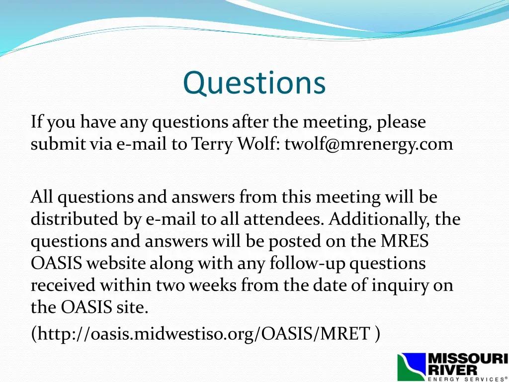 questions