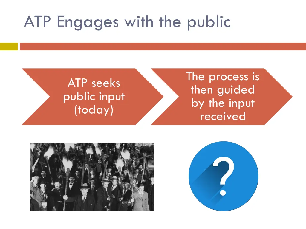 atp engages with the public
