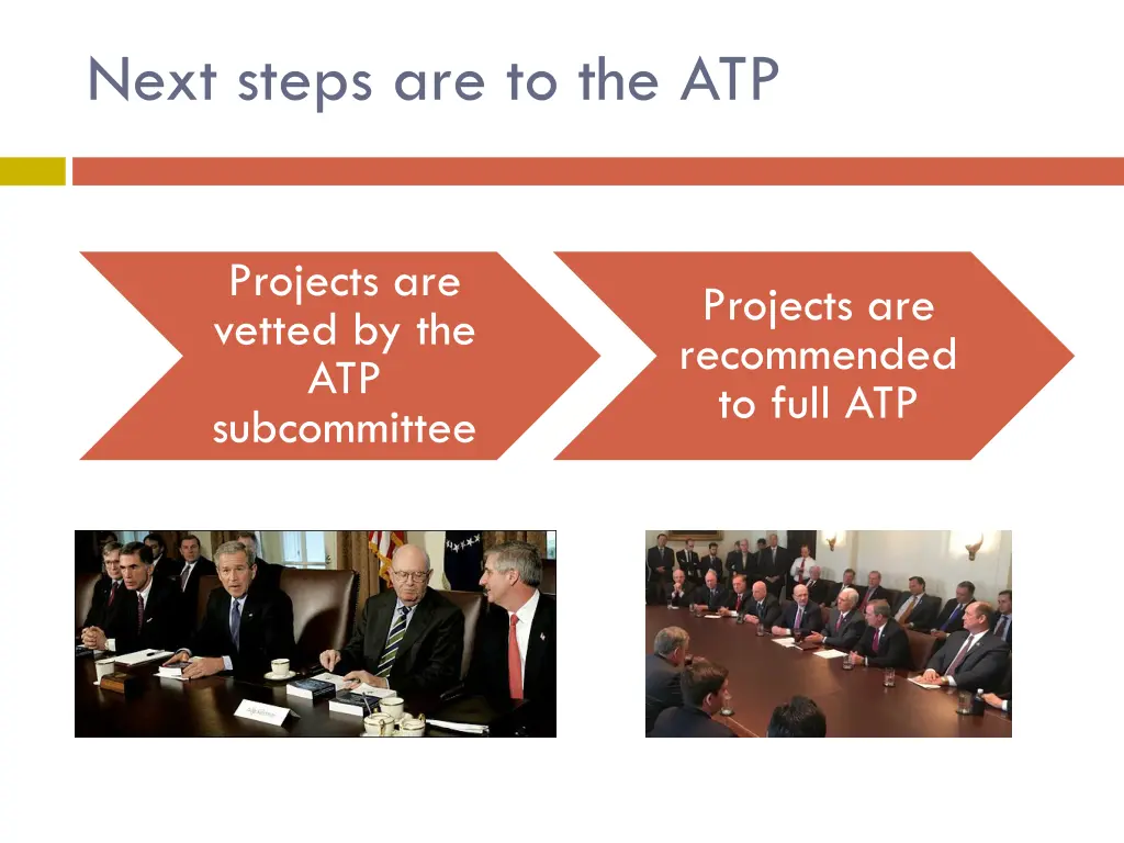 next steps are to the atp