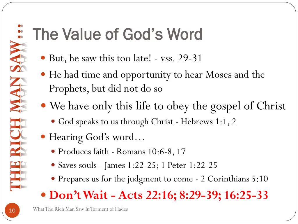 the value of god s word the value of god s word