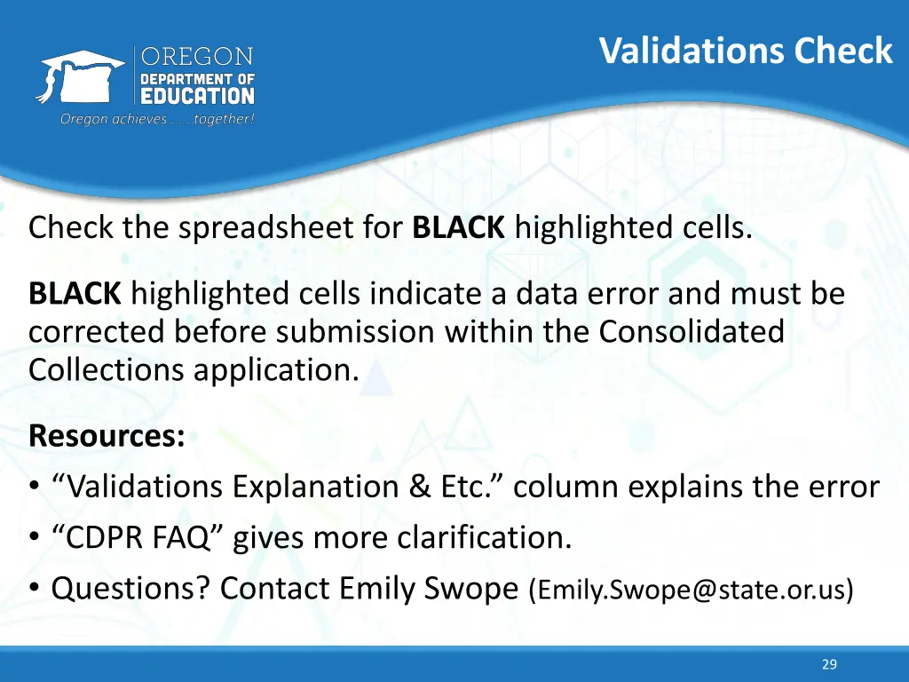 validations check