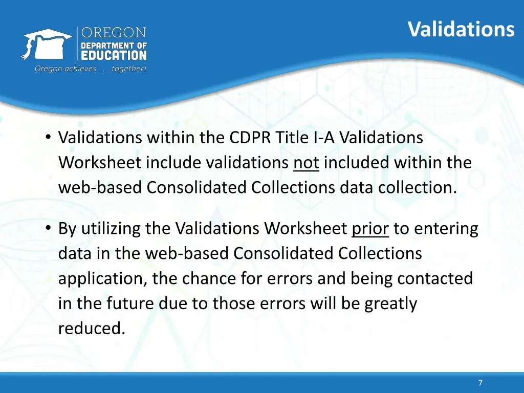 validations