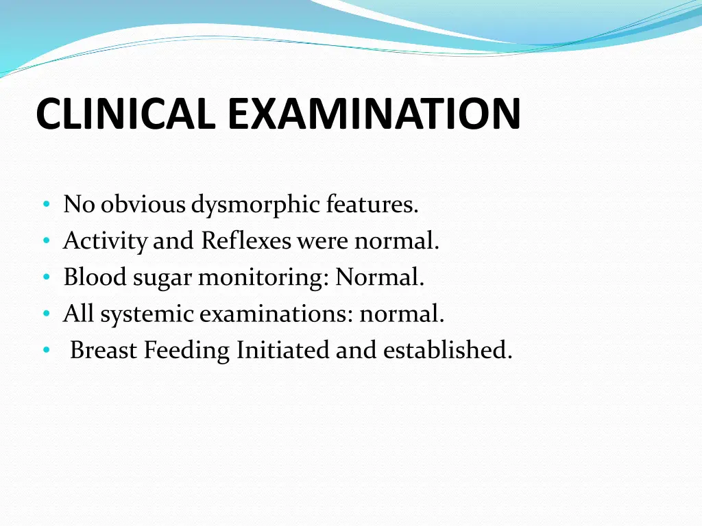 clinical examination