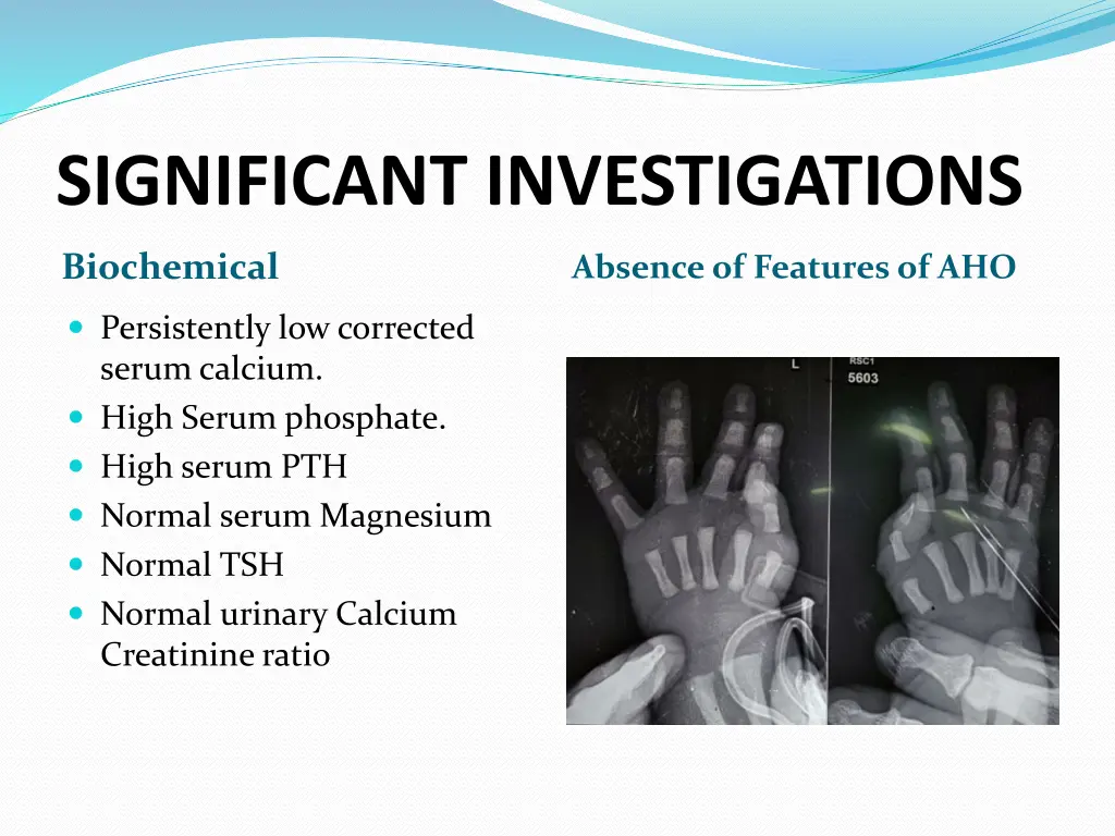 significant investigations