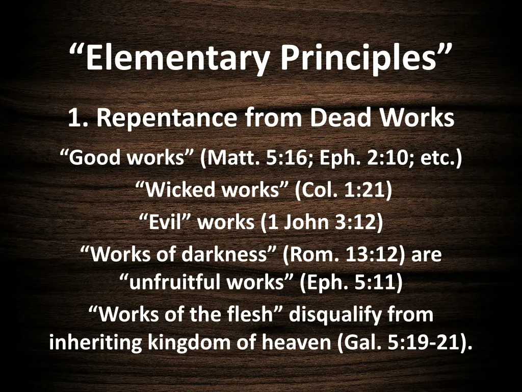 elementary principles 1