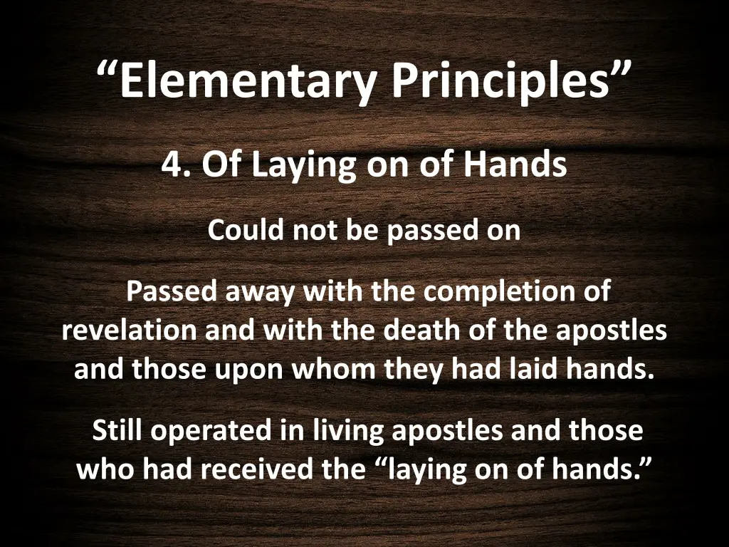 elementary principles 13