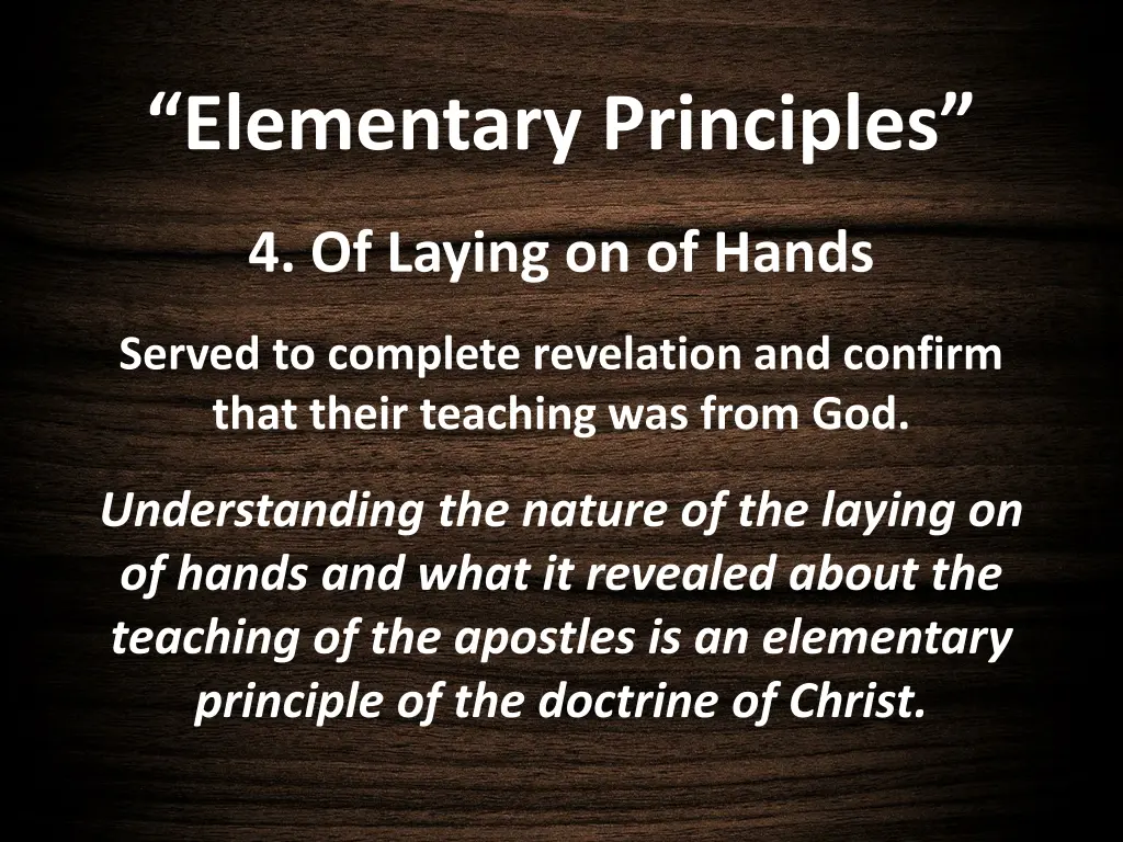elementary principles 14