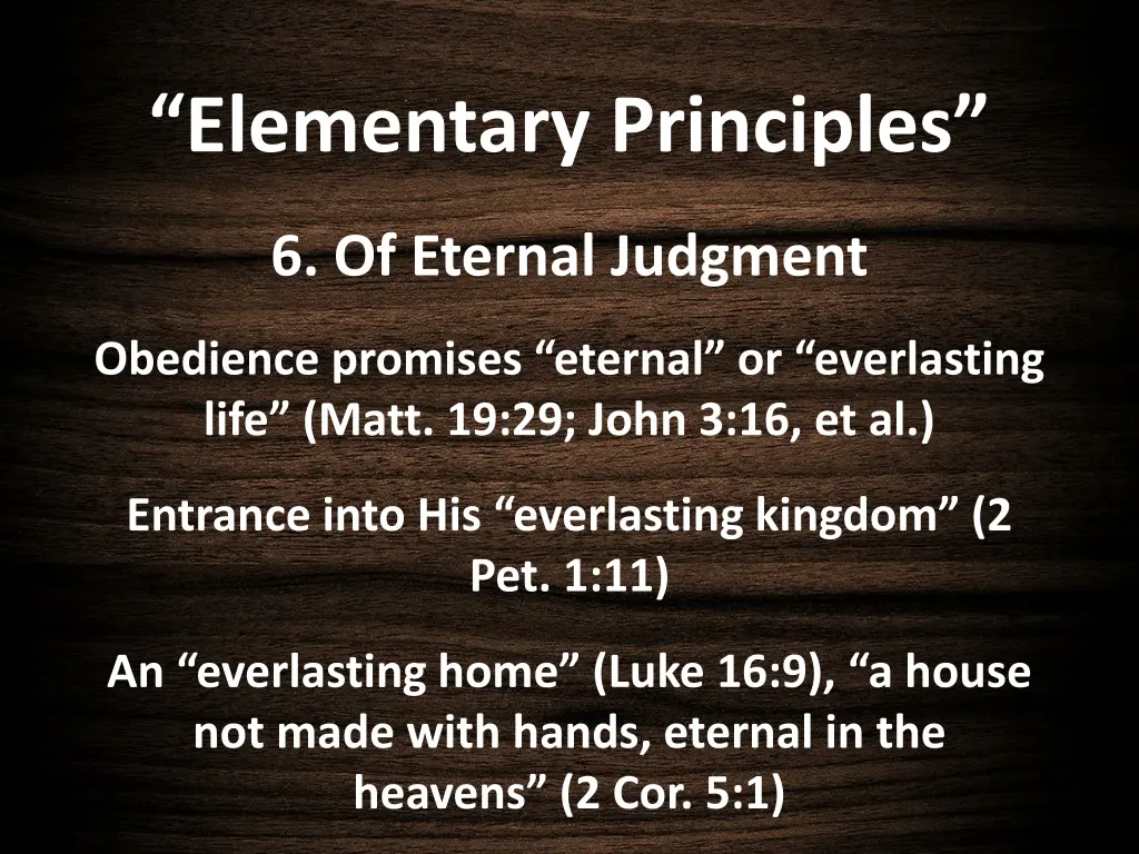 elementary principles 29