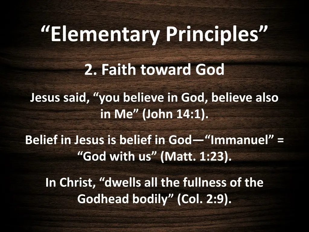 elementary principles 4