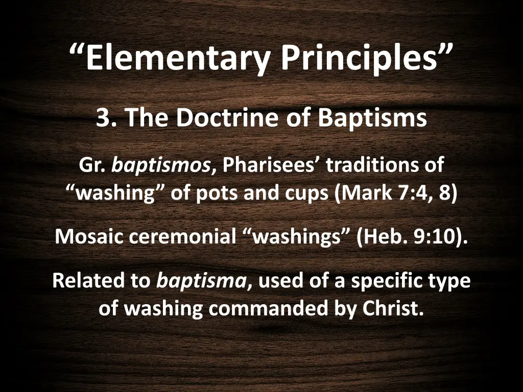 elementary principles 6