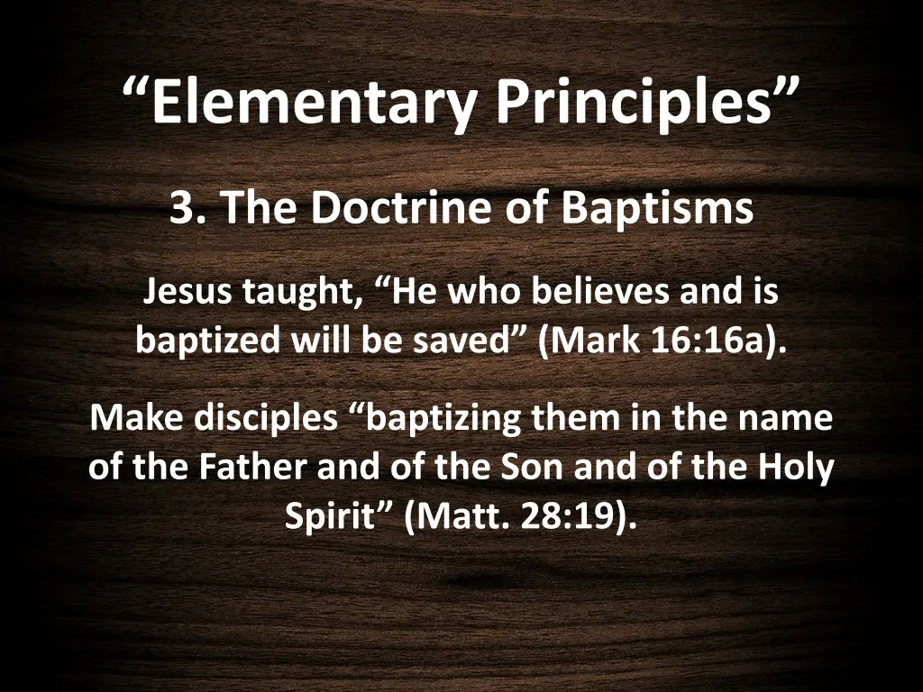 elementary principles 7