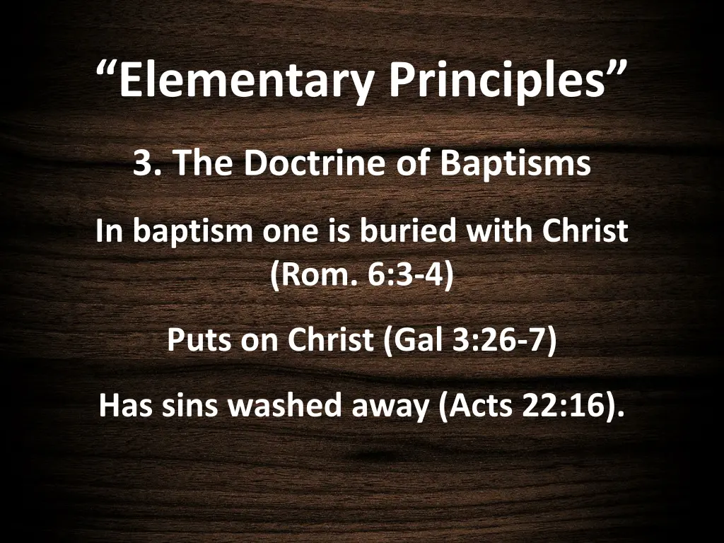 elementary principles 8