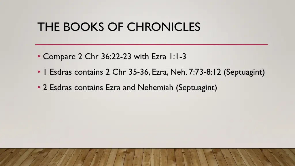 the books of chronicles 1