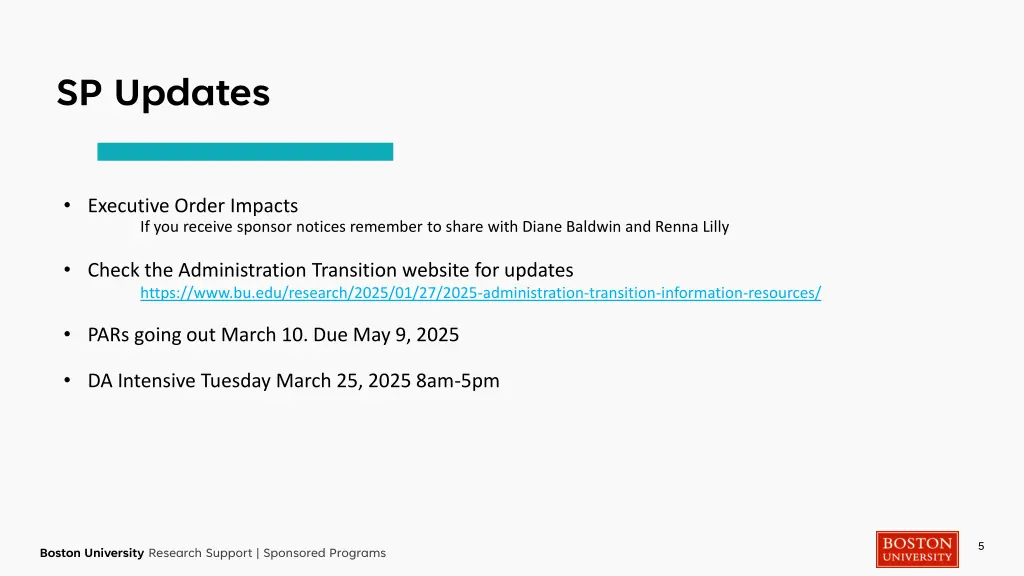 sp updates