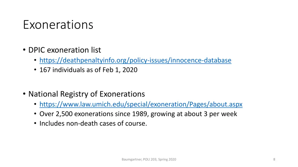exonerations