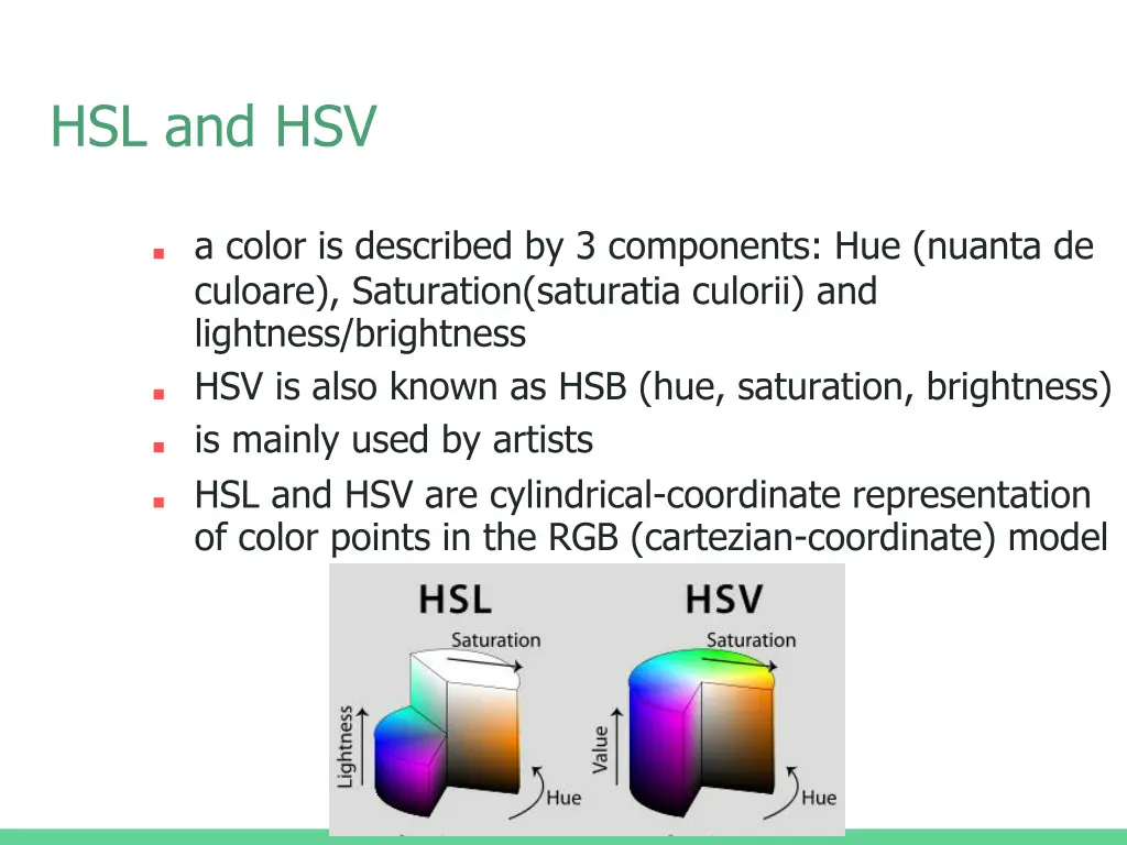 hsl and hsv