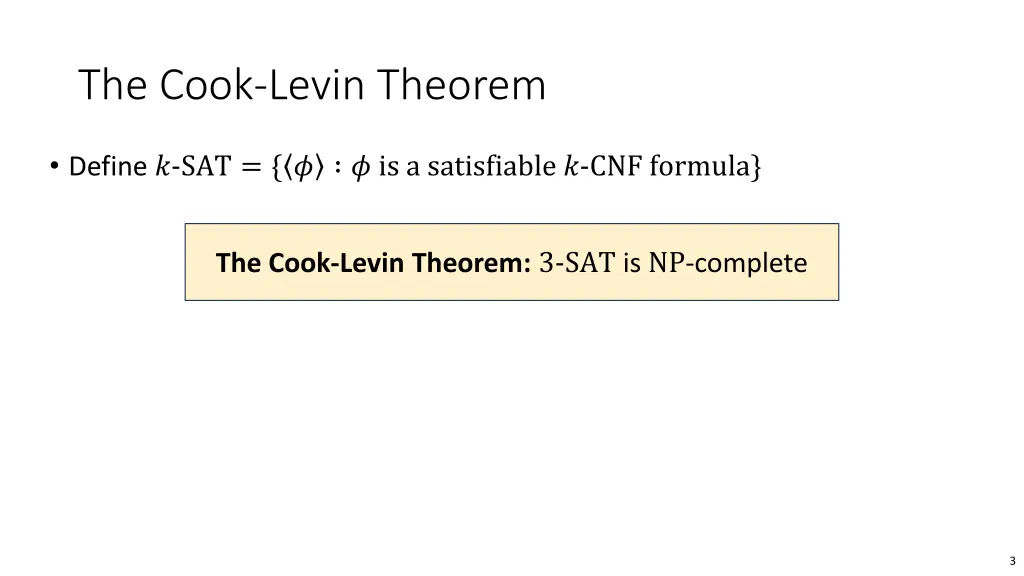 the cook levin theorem