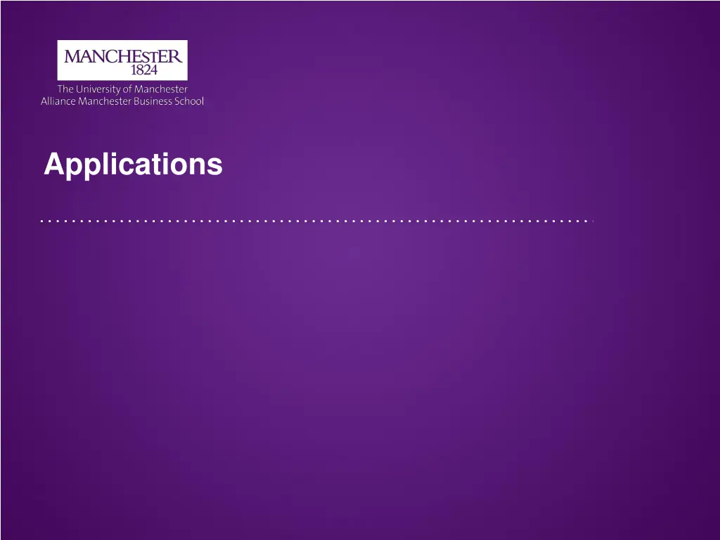 applications