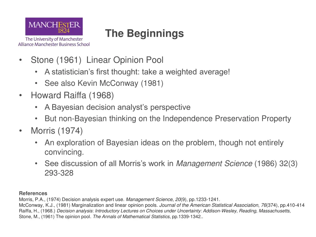 the beginnings 1