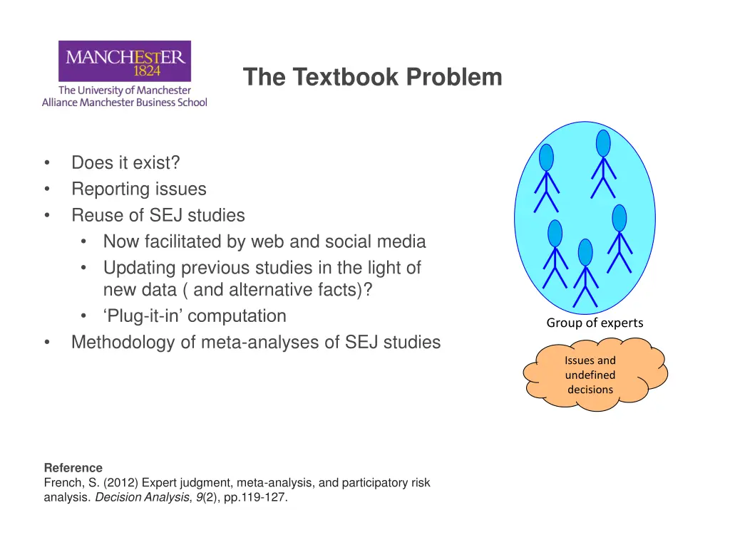 the textbook problem