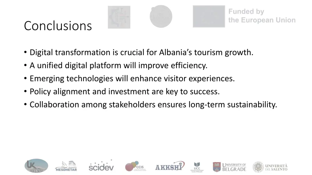 conclusions