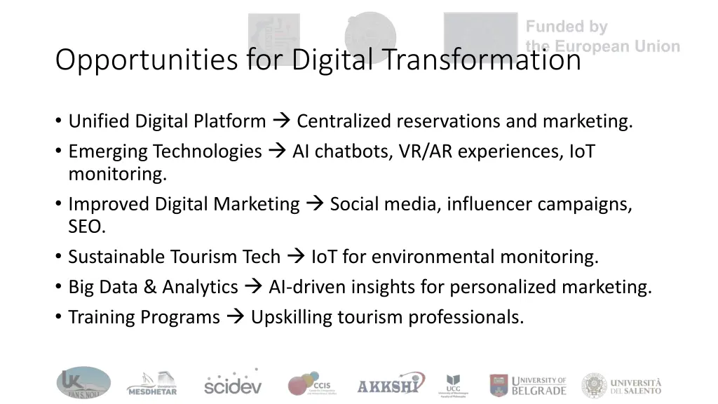opportunities for digital transformation